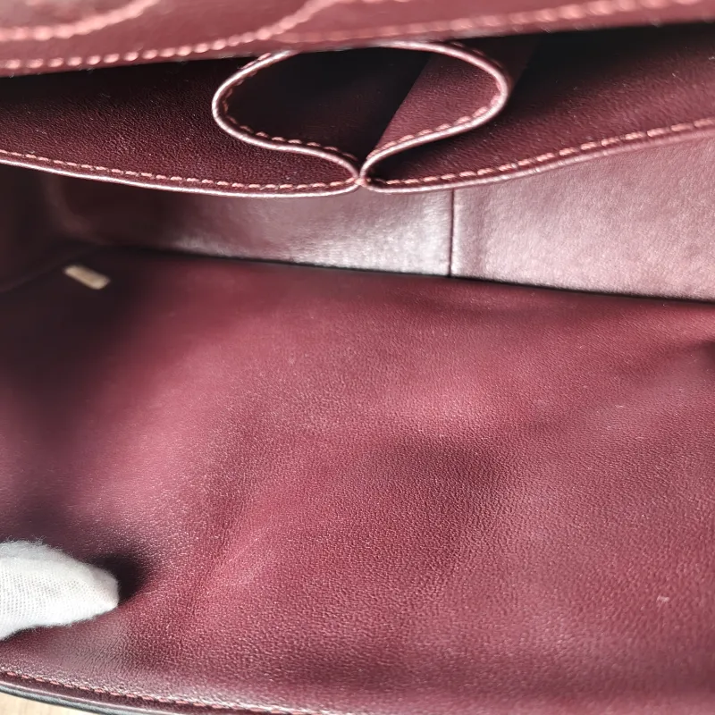 Chanel Shoulder Bag 2.55 Black Calfskin Medium 28 × 7.5 × 19.5 cm 27 — detail view 12 of 15