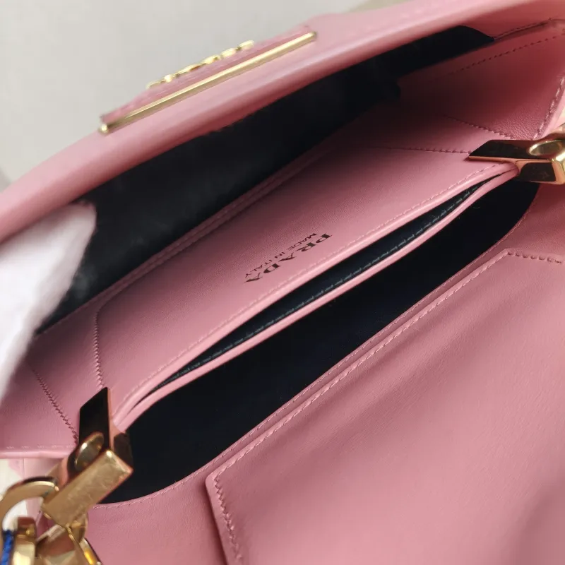 PRADA Crossbody Bag Top Handle Crossbody Bag Calfskin One Size 21 × 10 × 17 cm — detail view 10 of 11