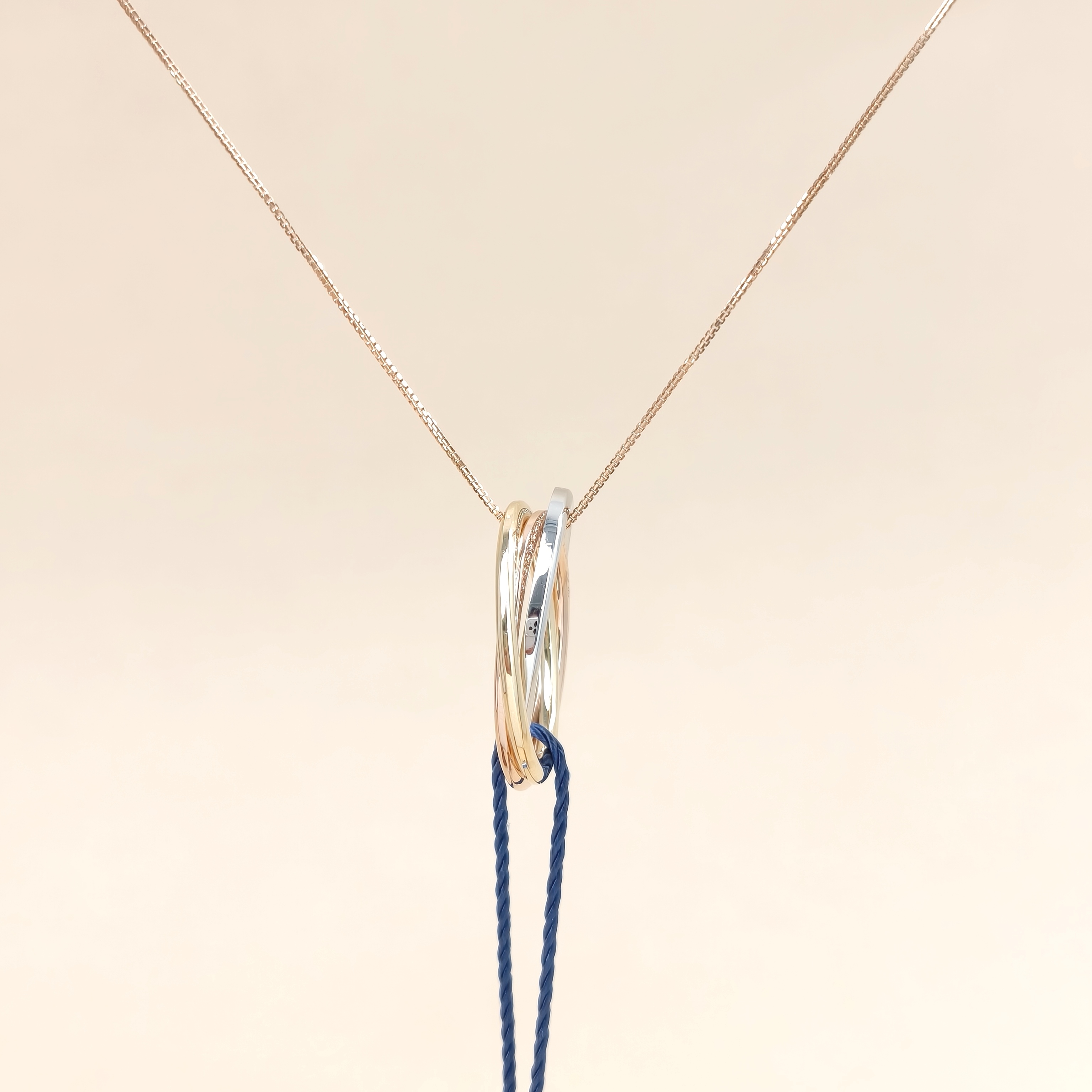 CARTIER Necklace Trinity White Gold Yellow Gold Rose Gold18KW hite Gold Yellow Gold Rose Gold One Size — cover view 3 of 9