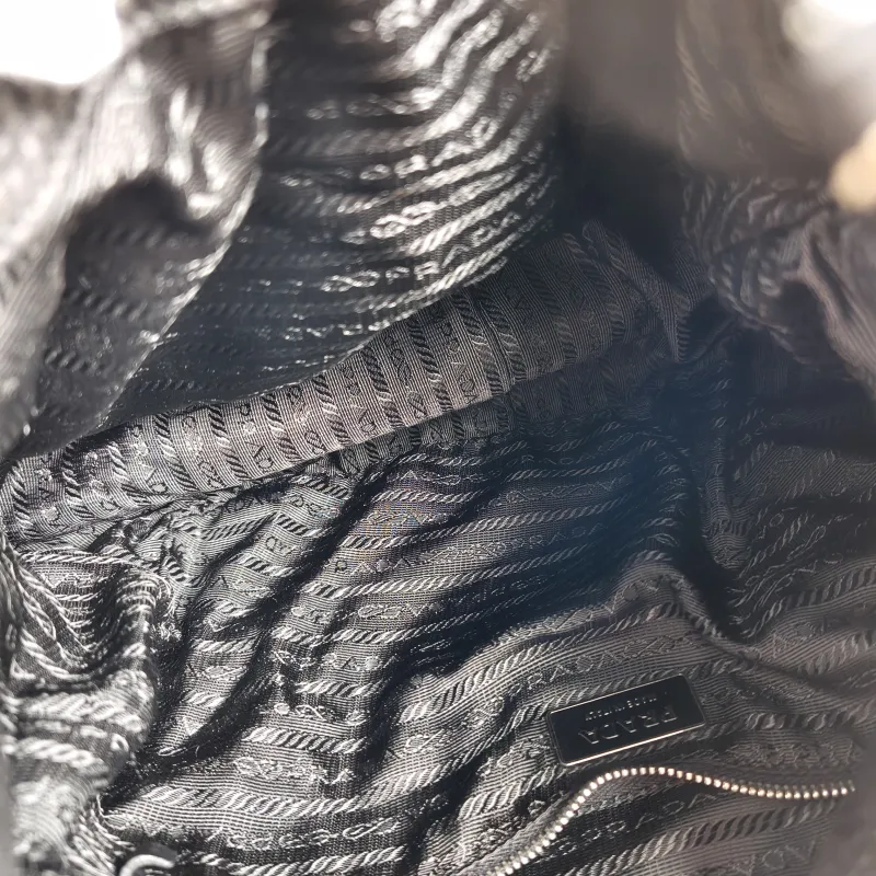 PRADA Top Handle Bag Nylon Black Nylon One Size 32 × 16 × 29 cm — detail view 1 of 10