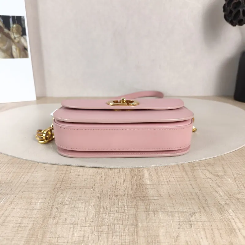 DIOR Crossbody Bag 30Montaigne 30 Avenue Pink Calfskin One Size 18 × 4.5 × 10 cm — cover view 3 of 5