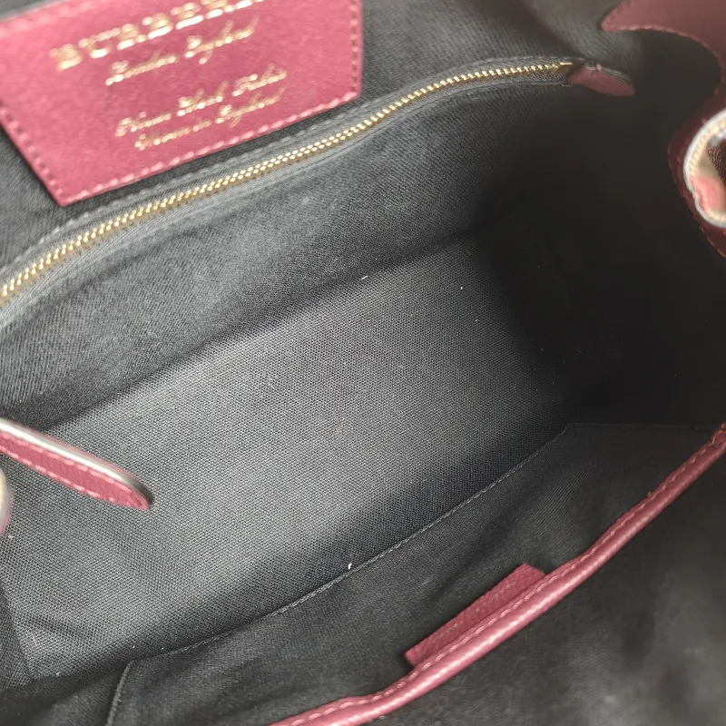BURBERRY Crossbody Bag Crossbody Bag Red Canvas One Size27 × 9 × 21 cm — detail view 7 of 12