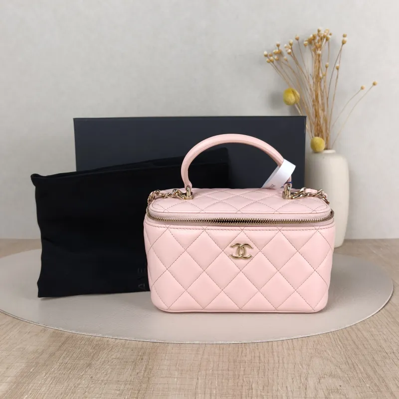Chanel Crossbody Bag Edition Pink Lambskin Mini 16 × 8 × 9.5 cm — cover view 5 of 6