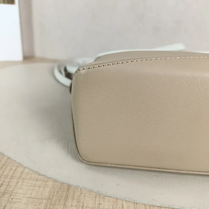LOEWE Crossbody Bag Puzzle Beige Taupe Calfskin Mini 18 × 8 × 12.5 cm — detail view 8 of 10