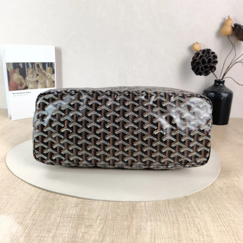GOYARD Shoulder Bag Boheme Hobo​ Brown ine Canvas Small 43 × 14 × 27 cm — cover view 6 of 6