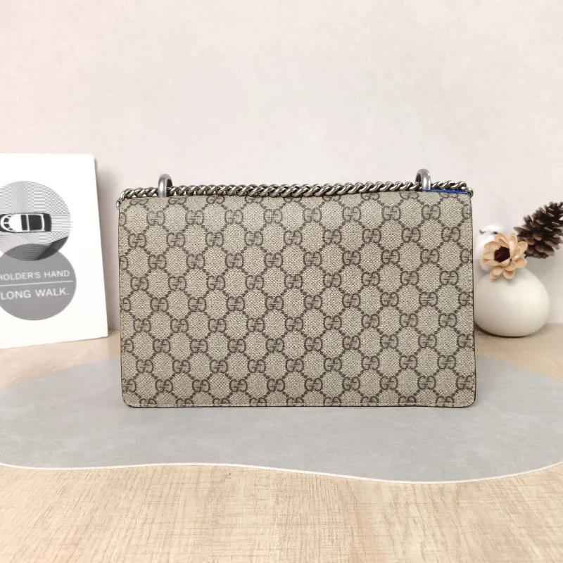 GUCCI Crossbody Bag Dionysus Monogram PVC Medium 28 × 9 × 17 cm — cover view 5 of 5