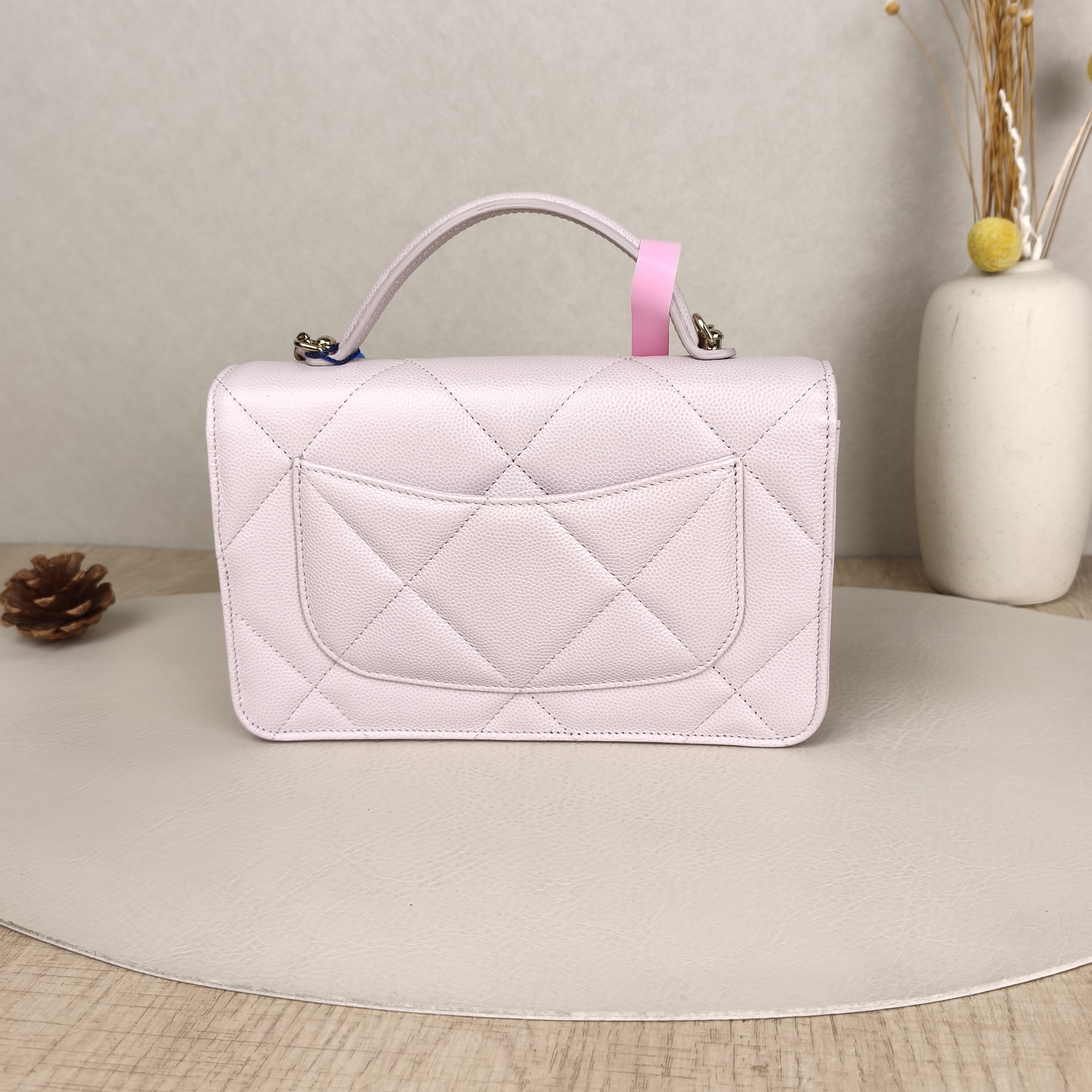 Chanel Crossbody Bag25k woc Pink Grained Calfskin One Size19.2 × 3.5 × 12.3 cm — cover view 3 of 9