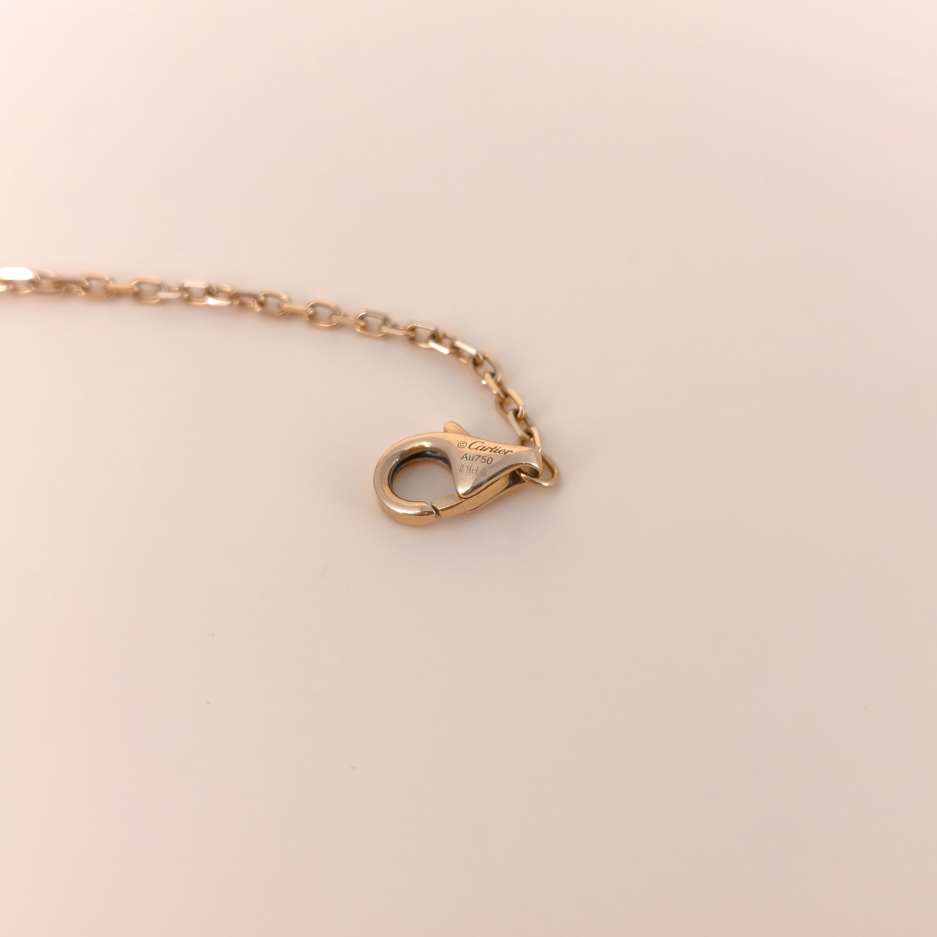 CARTIER Bracelet d'Amour Bracelet Rose Gold Diamond18KR ose Gold Medium0.5*16.5-18.5 0.13ct — cover view 5 of 9