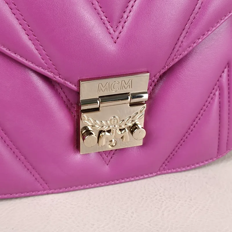 MCM Crossbody Bag Crossbody Bag Calfskin One Size 21 × 4 × 19 cm — detail view 7 of 17