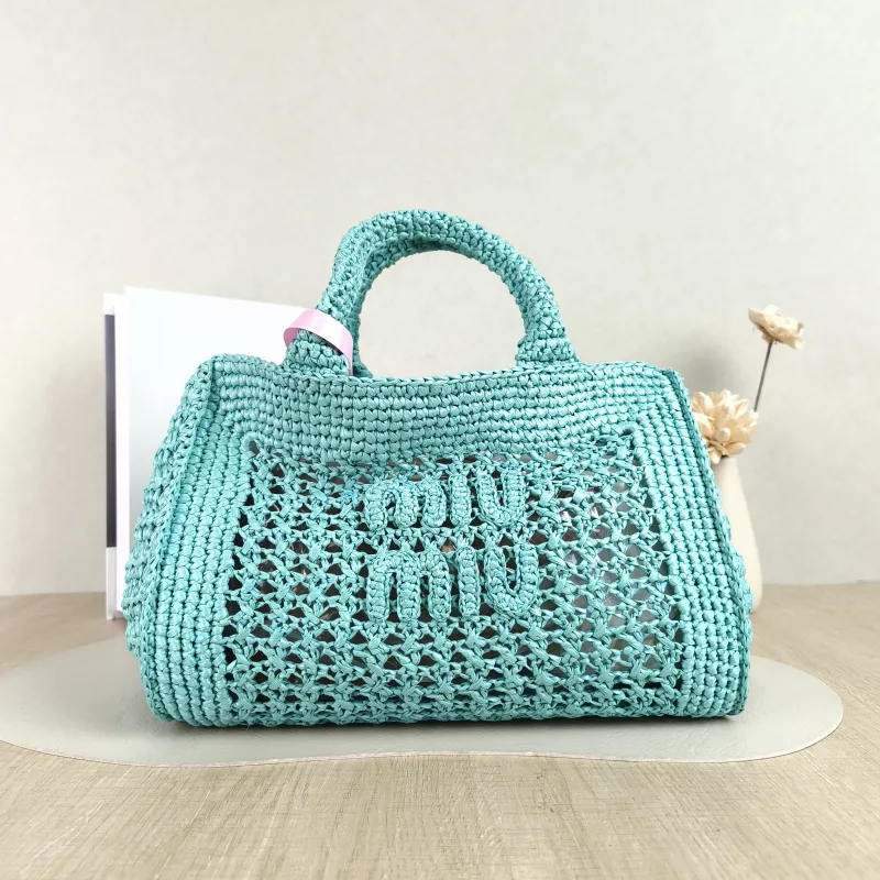 Miumiu Shoulder Bag Woven Woven One Size 29 × 5 × 20 cm