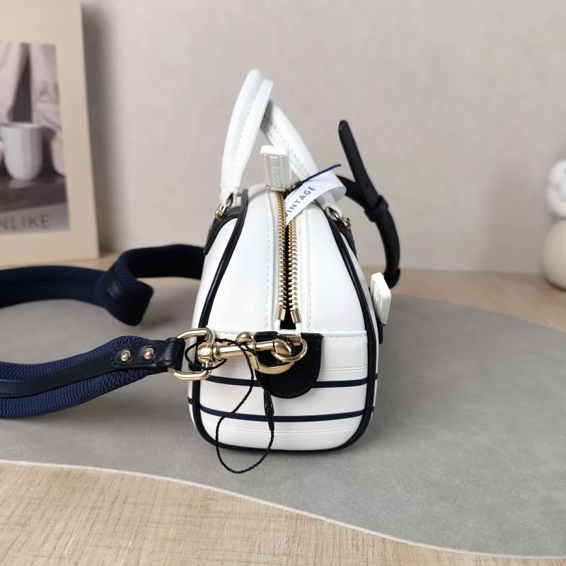 DIOR Crossbody Bag Vibe Bowling White CC alfskin Mini 17.5 × 8 × 10.5 cm — detail view 12 of 12