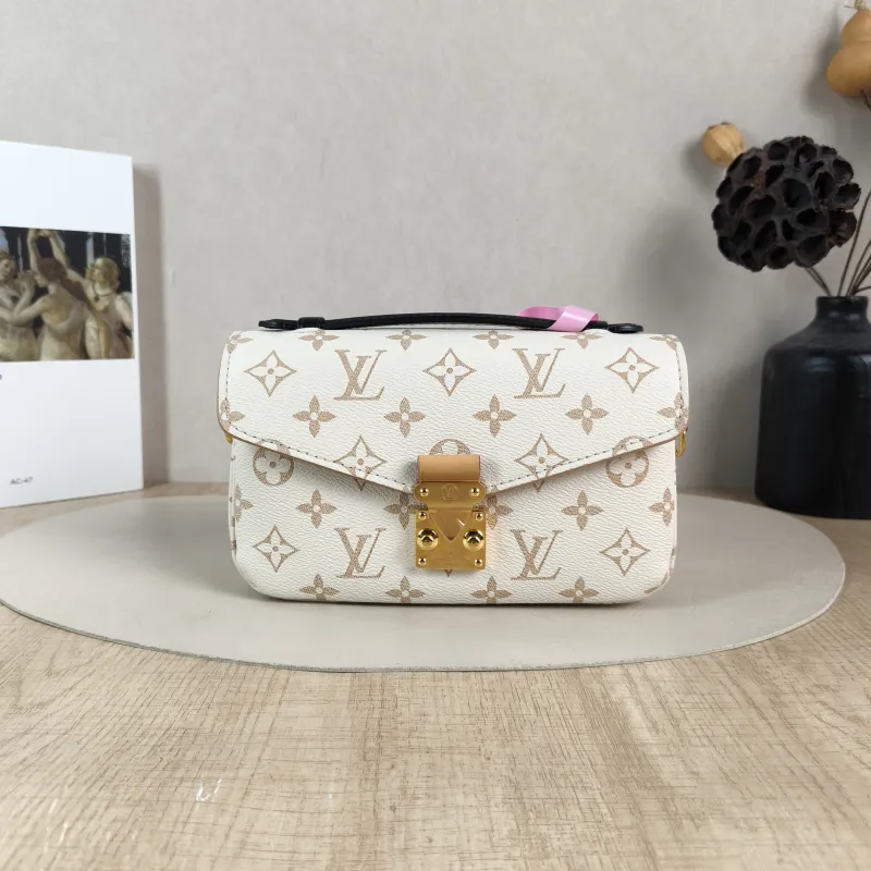 Louis Vuitton Crossbody Bag Pochette Métis East West PVC Small 21.5 × 6 × 13.5 cm