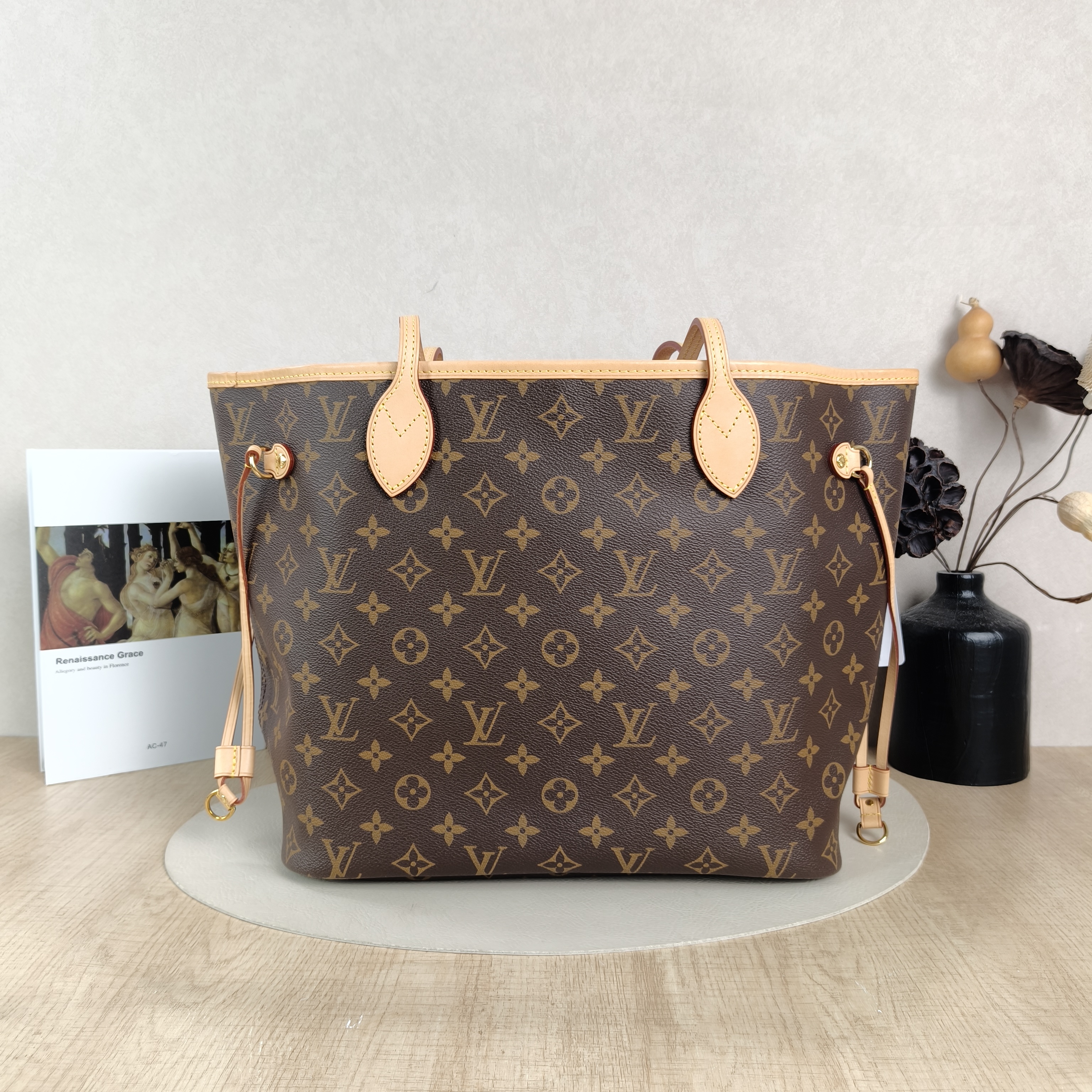 Louis Vuitton Shoulder Bag Neverfull Monogram PVC Medium31 × 14 × 28 cm