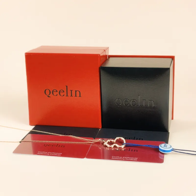 Qeelin Necklace Wulu Collection Necklace Gold18K Diamond Large2.1cm 40cm — cover view 5 of 9