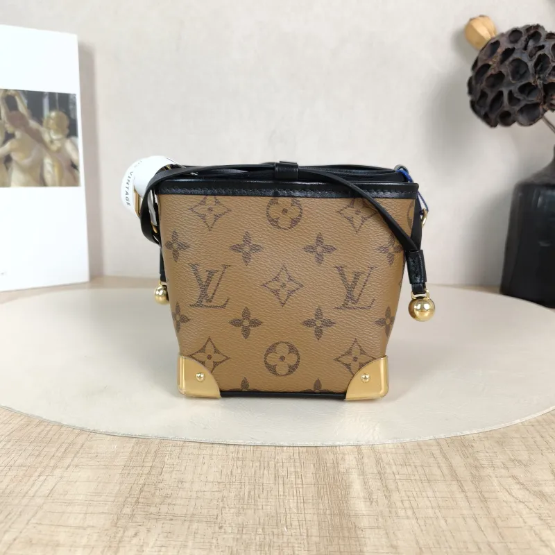 Louis Vuitton Crossbody Bag NOÉ PURSE LV CHARMS Monogram PVC Mini 11.5 × 11.5 × 11.5 cm — cover view 3 of 6