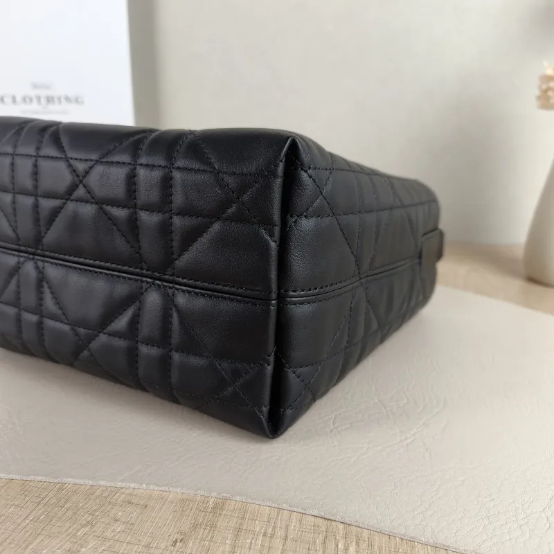 DIOR Shoulder Bag TOUJOURS Edition Black Calfskin Small 18.5 × 12 × 18.5 cm — detail view 6 of 12