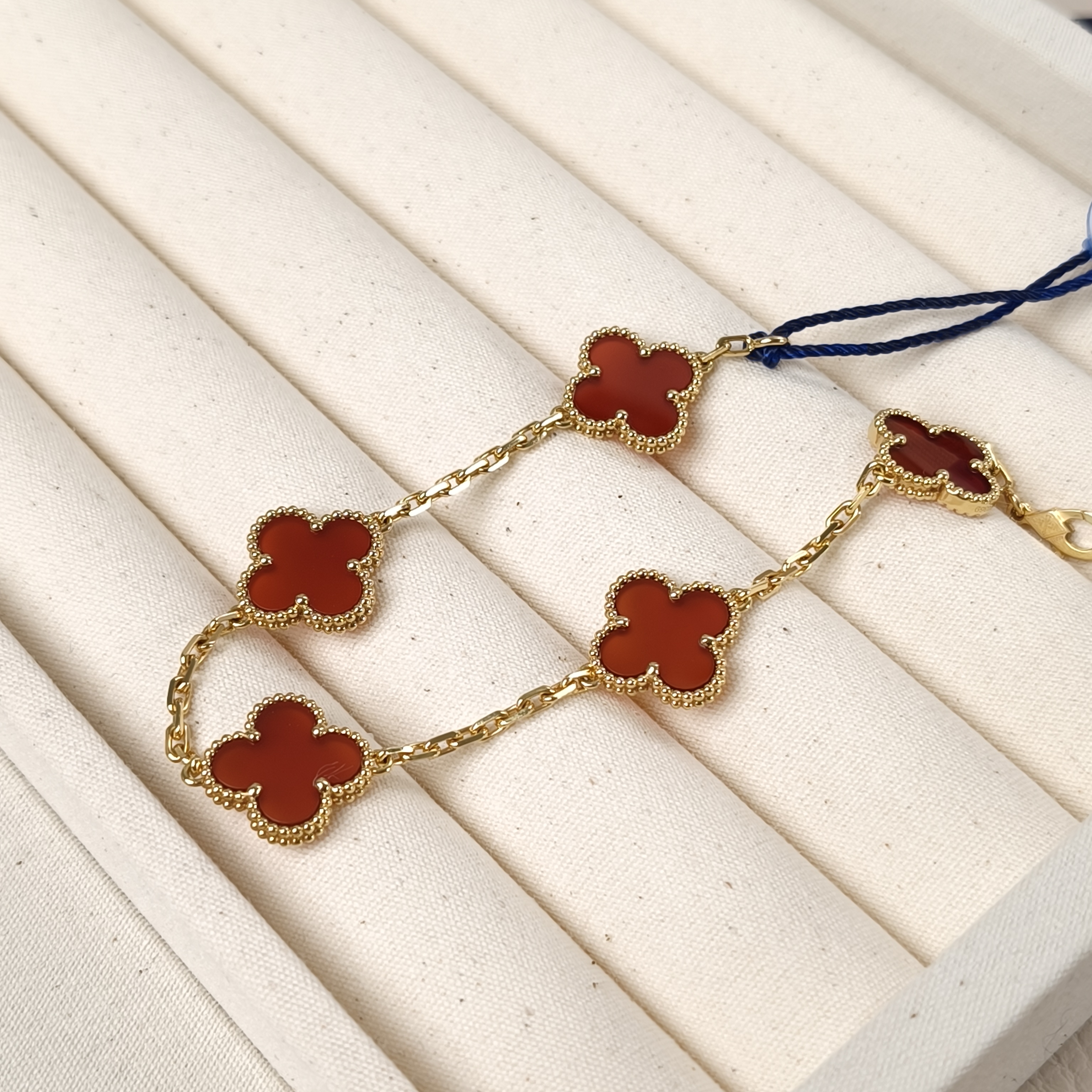 Van Cleef & Arpels Bracelet Alhambra Alhambra Collection Five-Motif Bracelet 18KY ellow Gold Vintage Small19cm Vintage Small — cover view 3 of 12