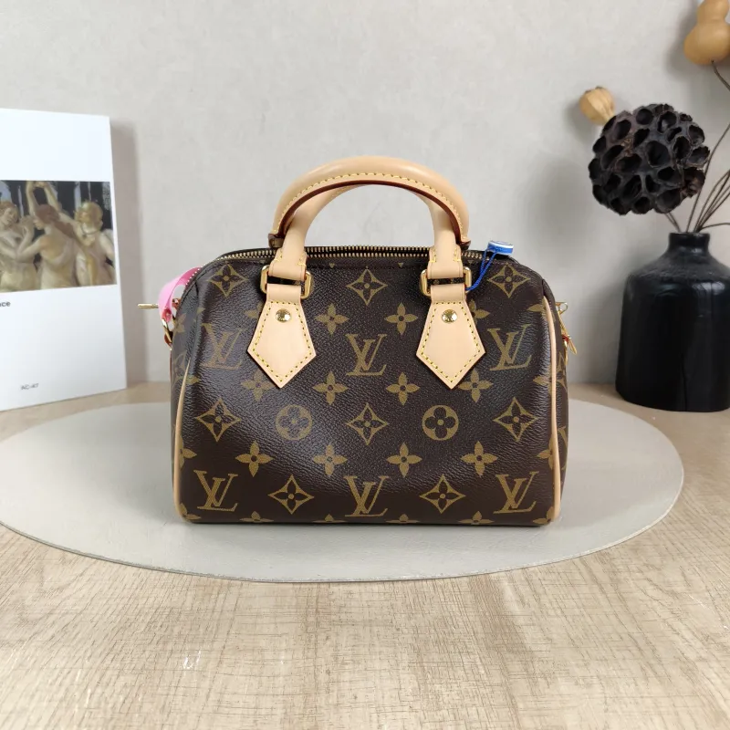 Louis Vuitton Crossbody Bag Speedy20 Shoulder Strap PVC Small 20.5 × 12 × 13.5 cm — cover view 6 of 6