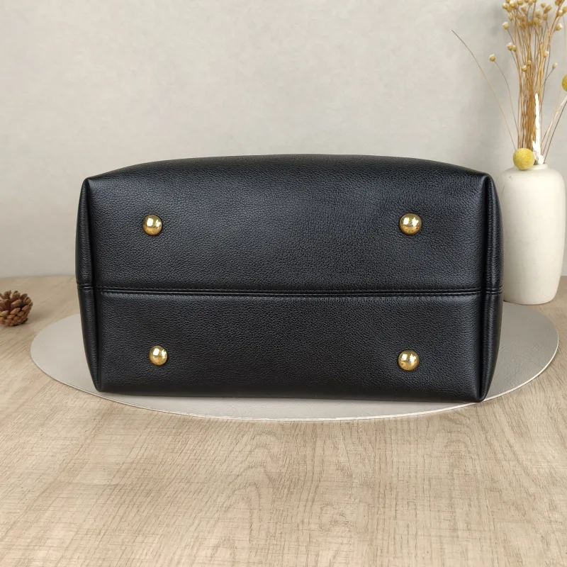 Louis Vuitton Shoulder Bag Low Key Hobo Shoulder Bag Black Calfskin Medium31 × 18 × 35 cm — cover view 8 of 8