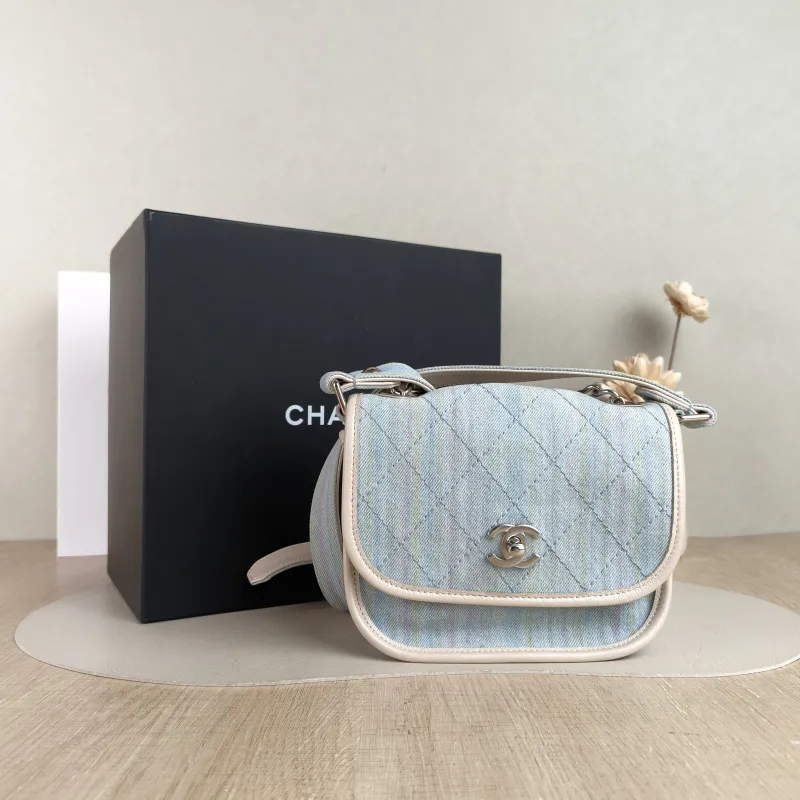 Chanel Crossbody Bag Crossbody Bag Blue One Size 18 × 6.5 × 14 cm 25 — cover view 2 of 6