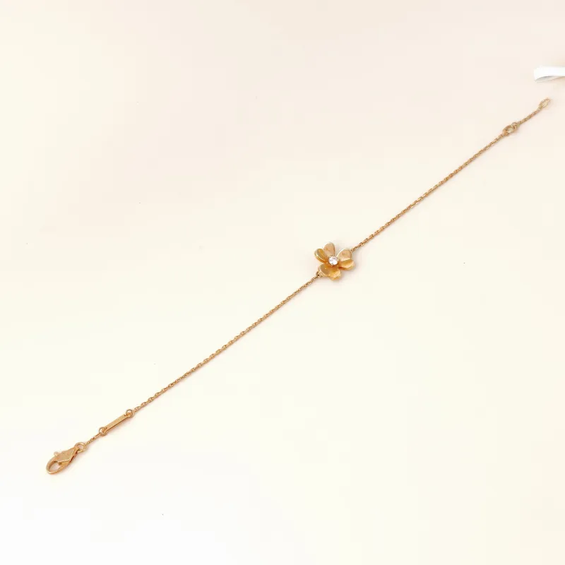 Van Cleef & Arpels Bracelet Frivole Collection Yellow Gold 18KY ellow Gold Diamond Mini 17cm — cover view 2 of 9