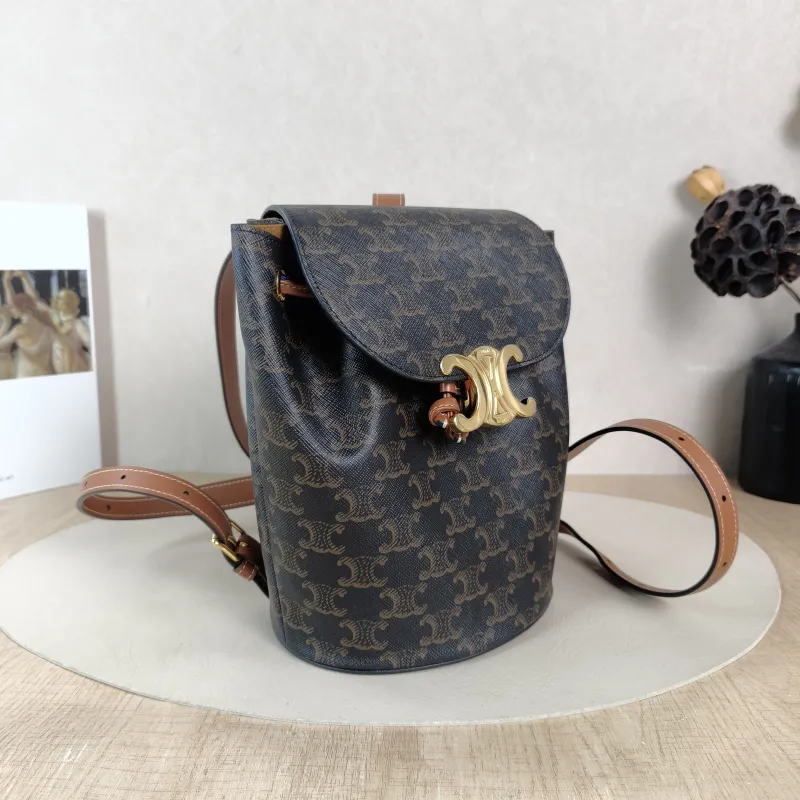 CELINE Backpack BONNIE Backpack Monogram PVC One Size 18 × 13 × 25 cm — cover view 5 of 6