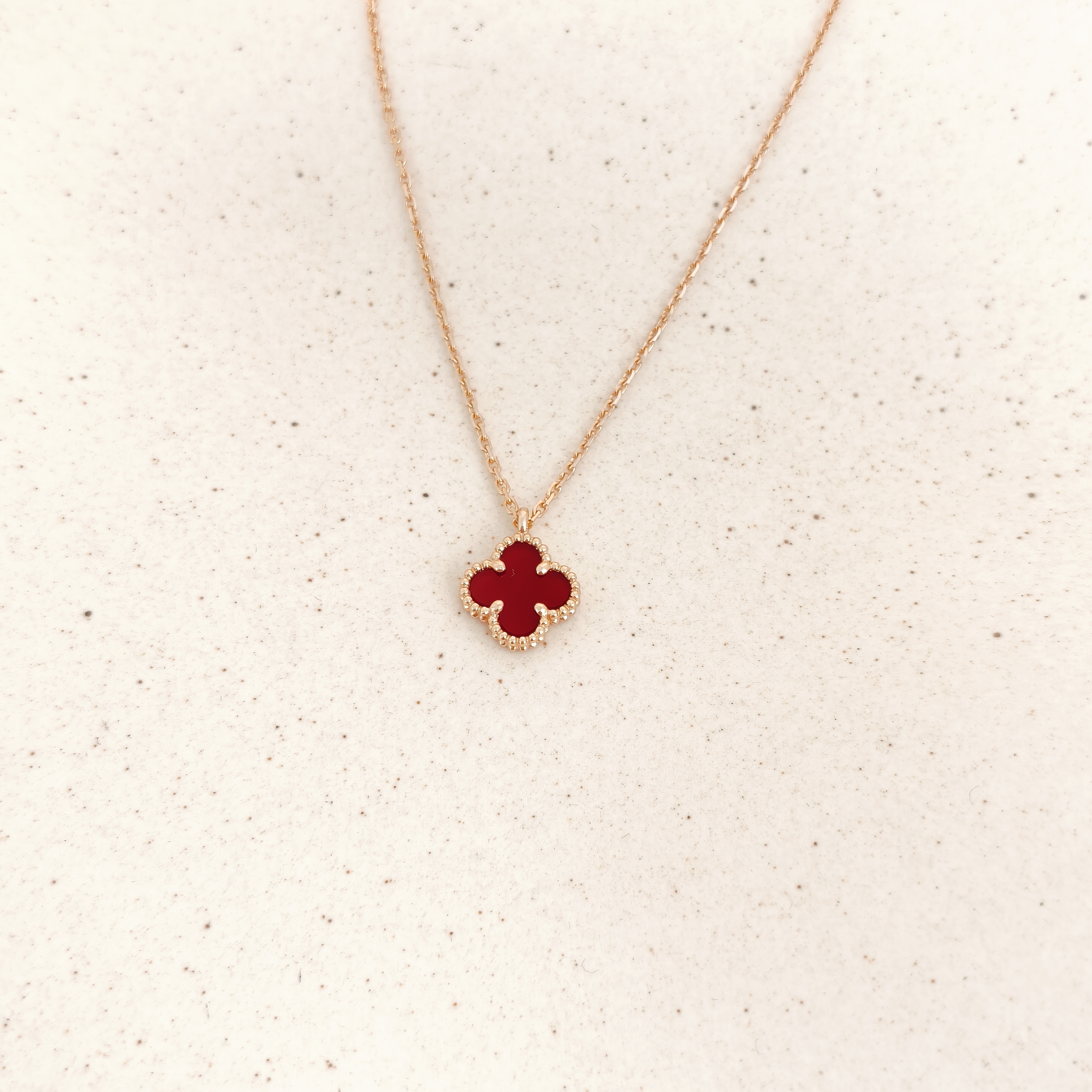 Van Cleef & Arpels Necklace Alhambra 18KR ose Gold Sweet Mini40cm — cover view 2 of 8