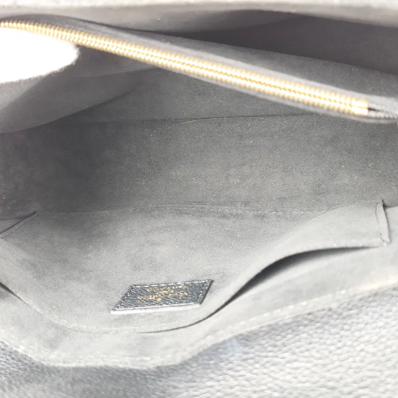Louis Vuitton Crossbody Bag MADELEINE Black Monogram Empreinte Embossed Calfskin Medium 30 × 11 × 19.5 cm — detail view 8 of 13