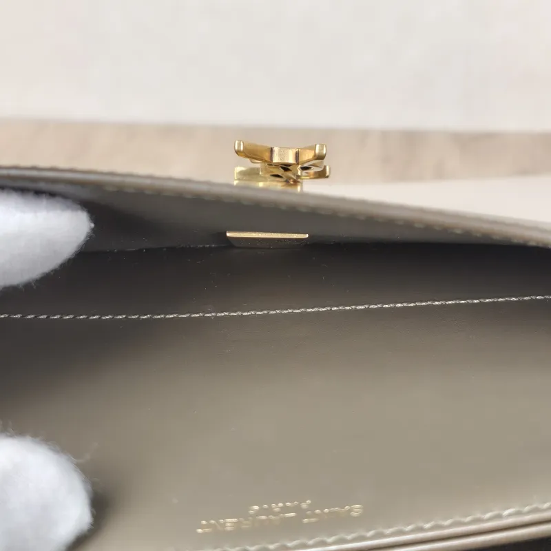 SAINT LAURENT Shoulder Bag VOLTAIRE Calfskin 24 × 6 × 14 cm — detail view 10 of 12