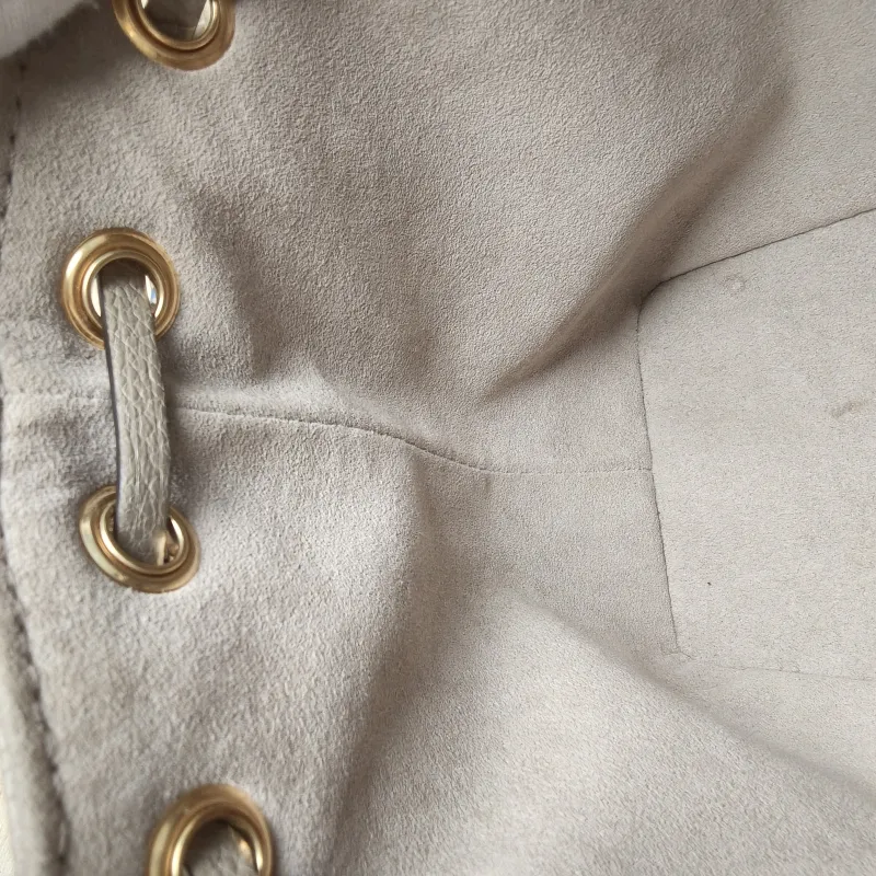 Louis Vuitton Crossbody Bag NANO NOÉ Bucket Bag Nano · White Monogram Empreinte Embossed Calfskin nano 13 × 10 × 16 cm — detail view 2 of 11