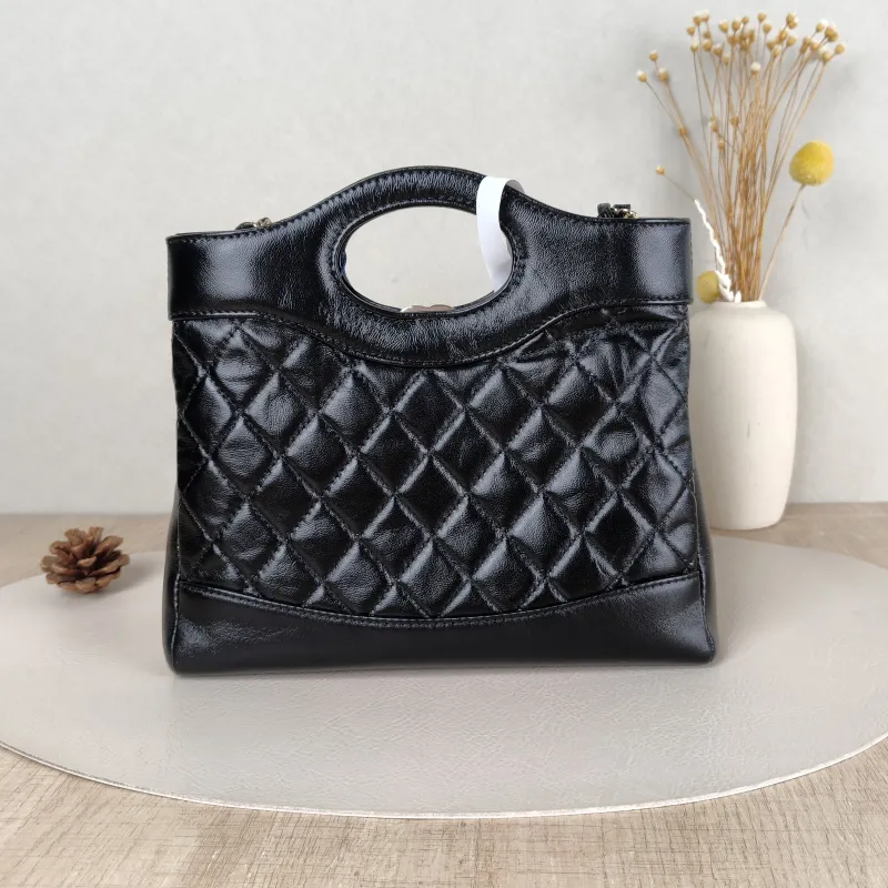 Chanel Crossbody Bag31Bag Black Waxed Leathermini23 × 5.5 × 22 cm — cover view 5 of 5