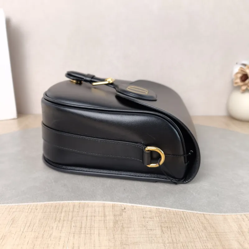 DIOR Crossbody Bag Bobby Black Calfskin Large 27 × 8 × 19.5 cm — detail view 4 of 14