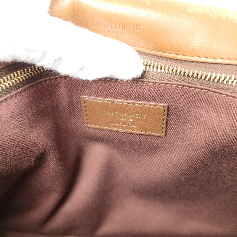 SAINT LAURENT Crossbody Bag Niki Caramel Medium 28 × 8.5 × 20 cm — detail view 13 of 14