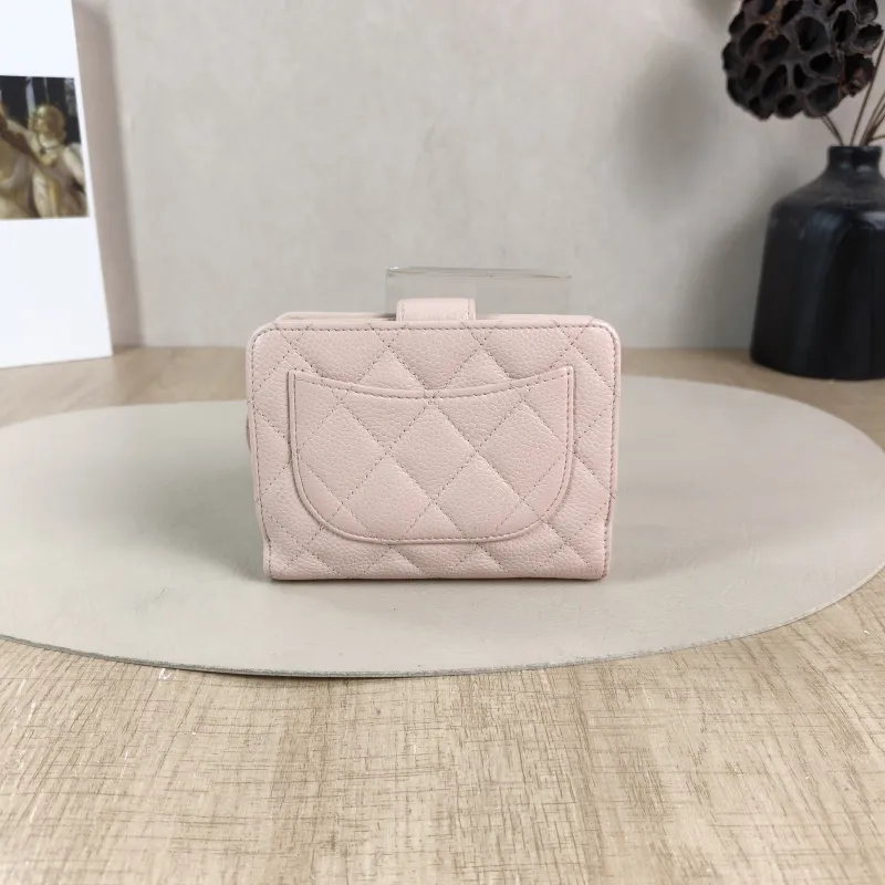 Chanel Wallet Wallet Pink Grained Calfskin One Size9.5 × 2 × 13 cm — cover view 5 of 5