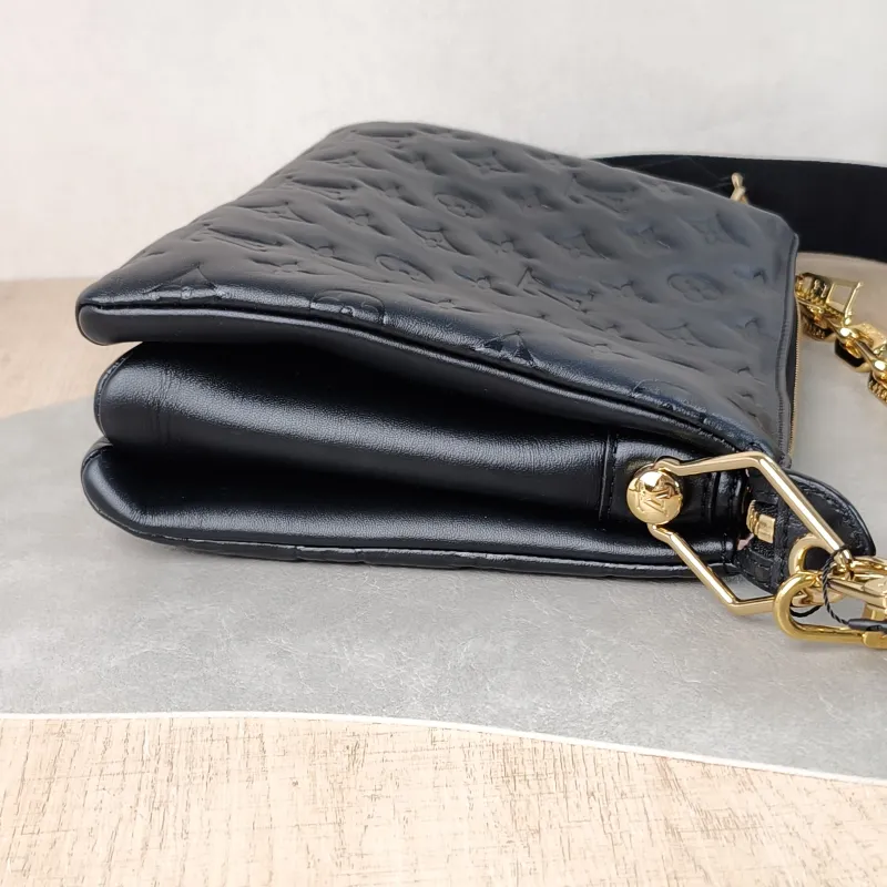 Louis Vuitton Crossbody Bag Coussin Black Lambskin Small 26 × 12 × 20 cm — detail view 11 of 11