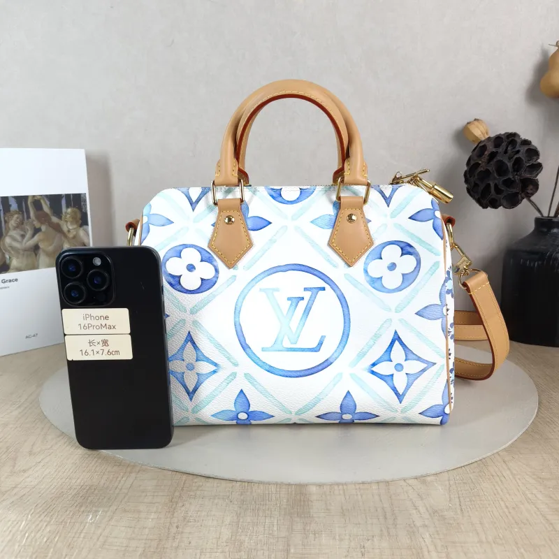 Louis Vuitton Top Handle Bag Speedy25 PVC One Size 25 × 15 × 19 cm — cover view 6 of 6