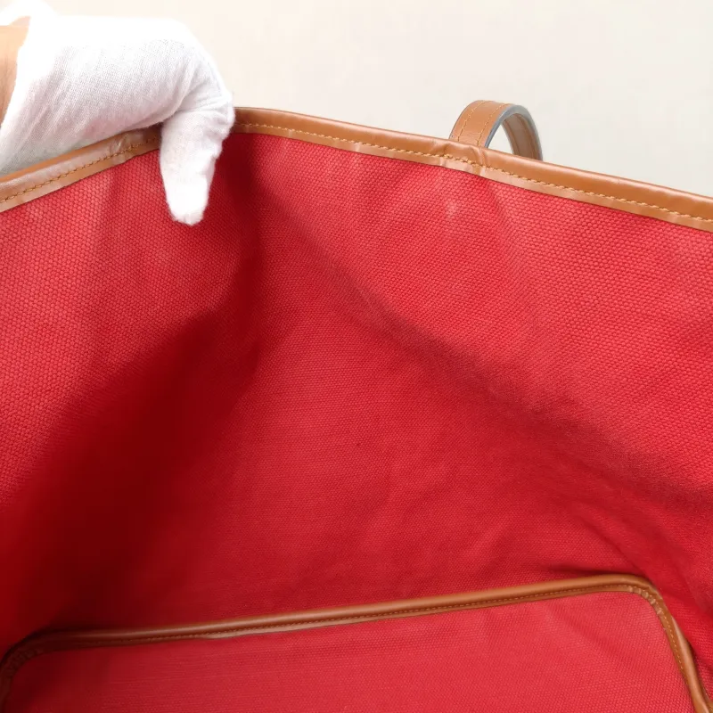 Moynat Shoulder Bag Blue Canvas 34 × 14 × 26 cm — detail view 1 of 12