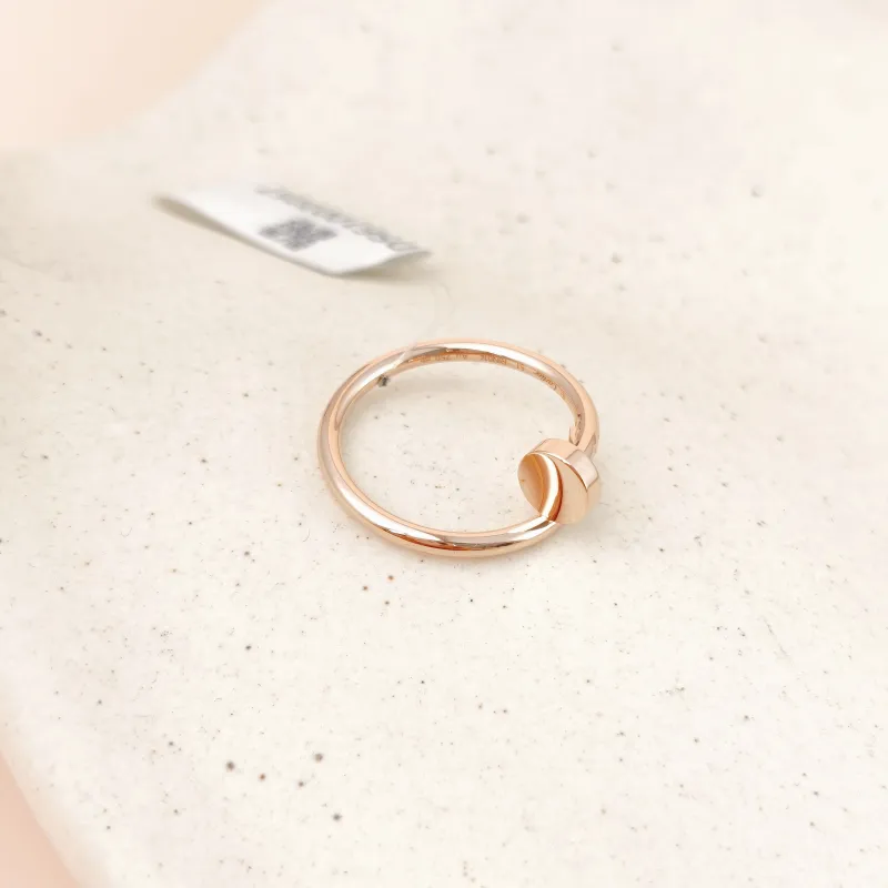 CARTIER Ring Juste un Clou Ring Rose Gold 18KR ose Gold Small Edition 51 — cover view 6 of 8
