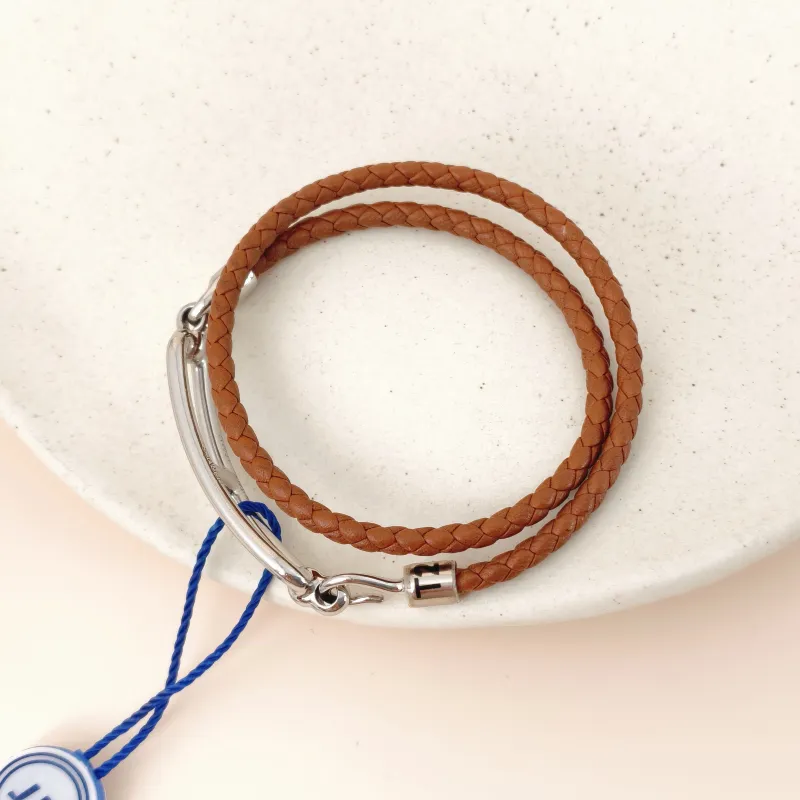 Hermès Bangle Roulis Bangle Brown One Size 33.5cm — cover view 7 of 8