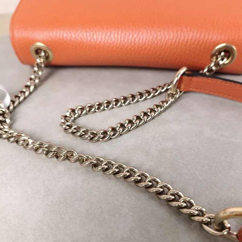 GUCCI Crossbody Bag Interlocking GG Calfskin Small 20 × 5 × 15 cm — detail view 5 of 15