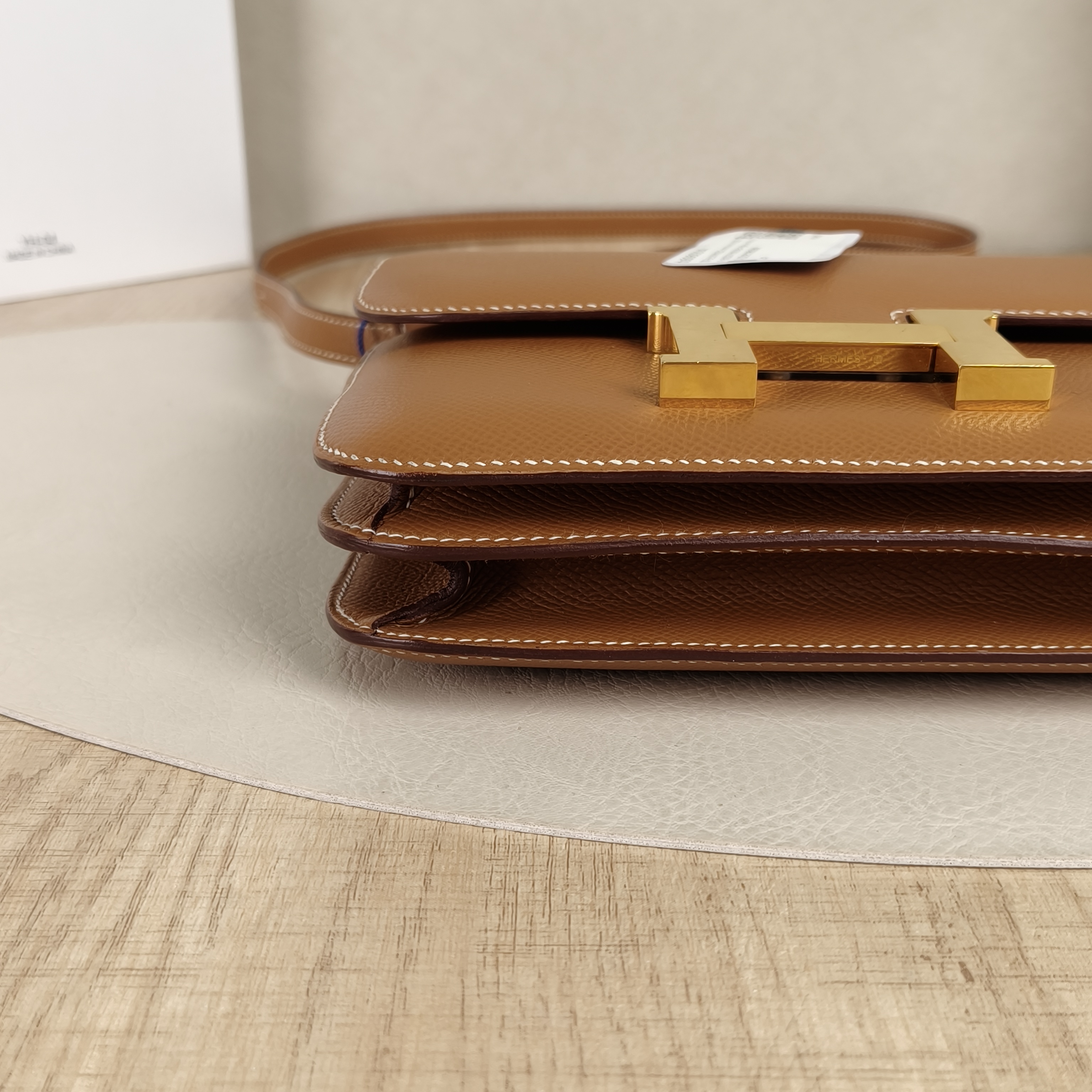 Hermès Crossbody Bag Constance 19 Gold-Tone Hardware37 Brown Calfskinmini19 × 4 × 15 cm — cover view 5 of 8