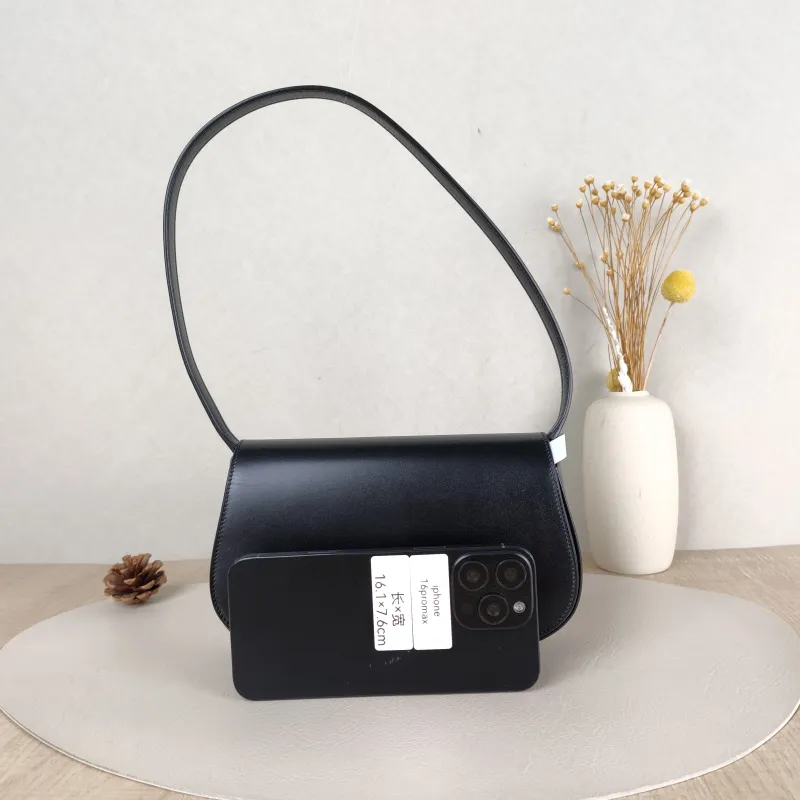 SAINT LAURENT Shoulder Bag VOLTAIRE Black Calfskin Mini 21 × 4.5 × 11 cm — cover view 3 of 5