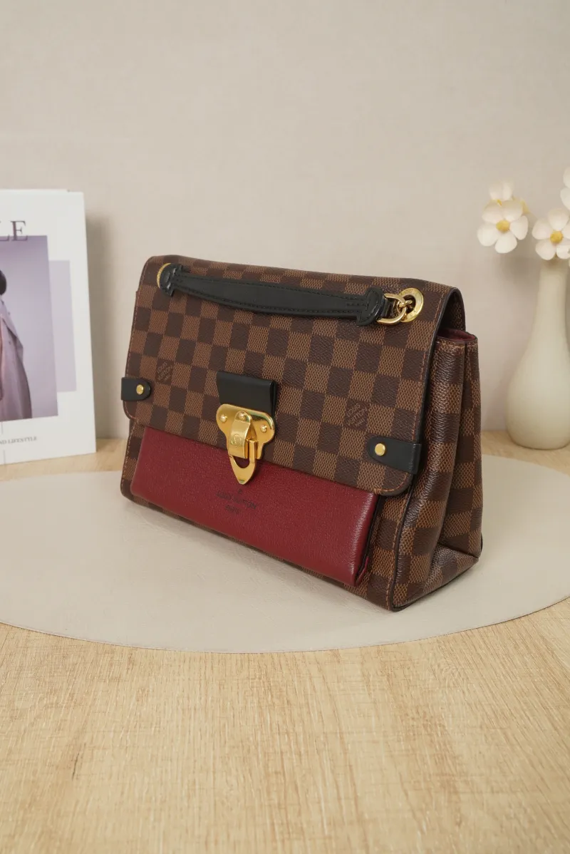 Louis Vuitton vavin Medium Damier Ebenepvc · 25 × 9.5 × 17 cm — cover view 6 of 7