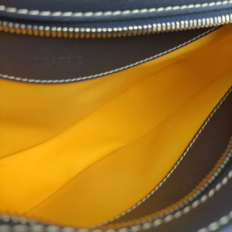 GOYARD Crossbody Bag Hirondelle Navy ine Canvas One Size 25 × 6 × 17 cm — detail view 11 of 11