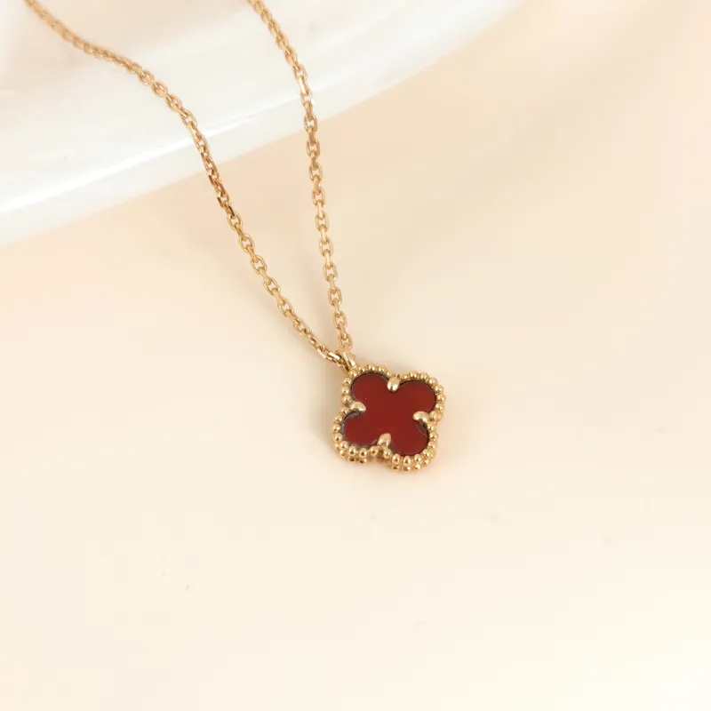 Van Cleef & Arpels Necklace Alhambra 18KR ose Gold Sweet Mini 0.95 × 0.95 × 39 cm — cover view 3 of 8