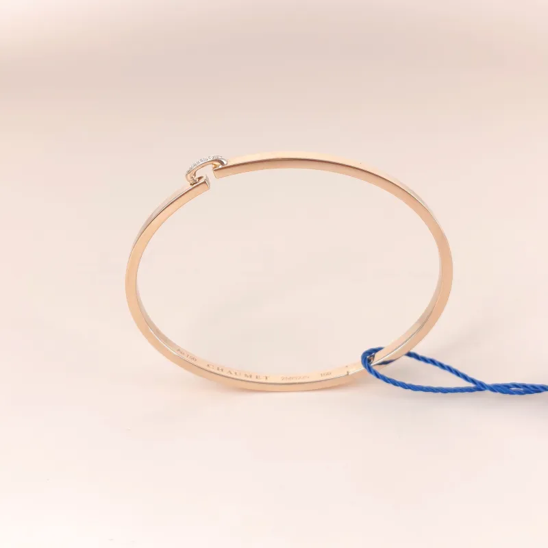CHAUMET Bangle Liens Évidence · Collection Bangle Rose Gold Diamond18KR ose Gold One Size160 — cover view 5 of 8