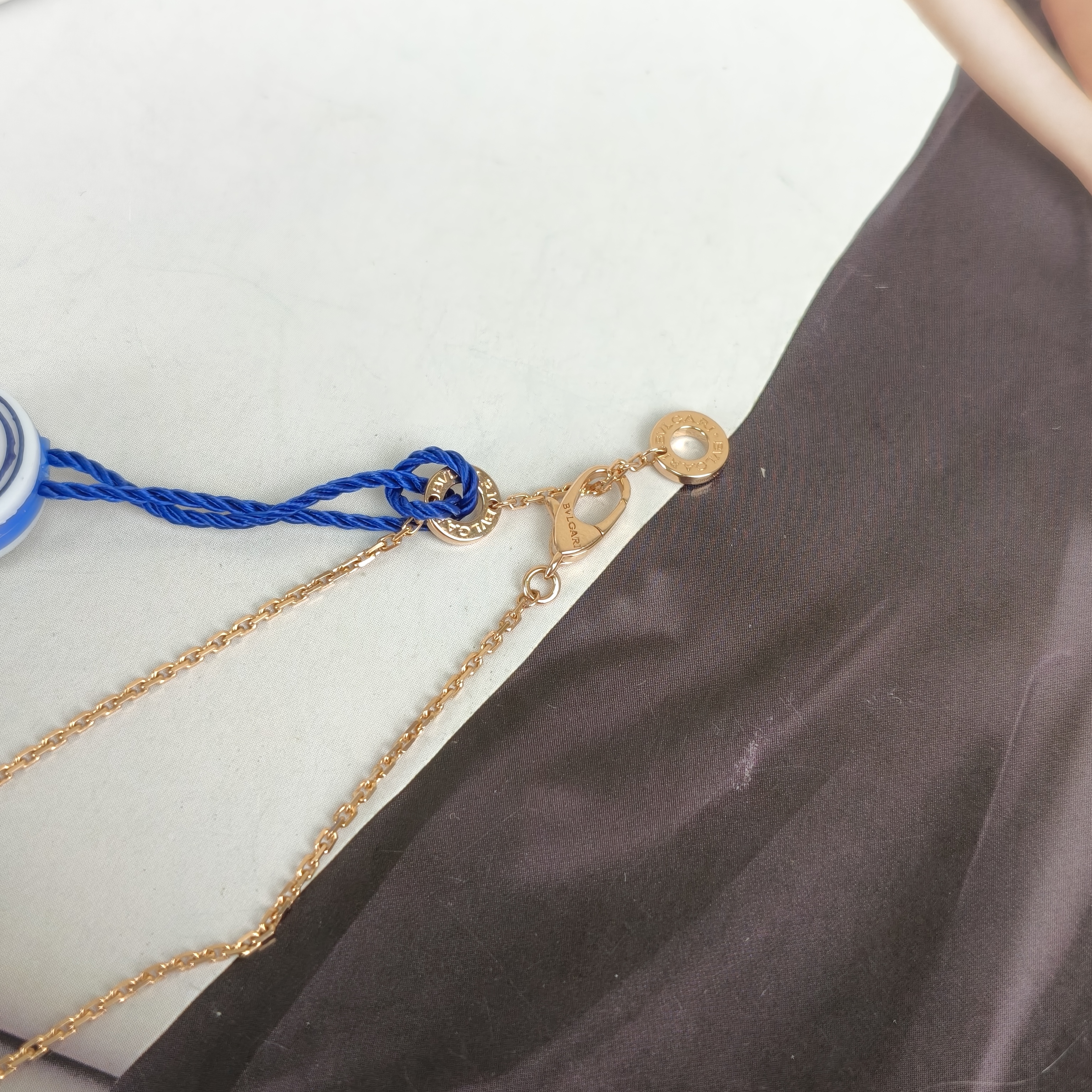 Bvlgari Divas'Dream Pavé Diamond Necklace 18k Rose Gold · Authenticity Card · Box · 42㎝ — cover view 4 of 10