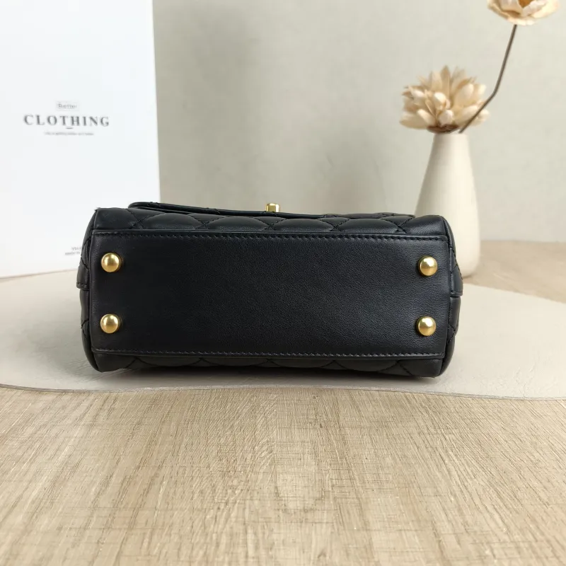 Chanel Crossbody Bag Coco HandleBlack Calfskinmini19 × 9 × 13 cm — cover view 2 of 5