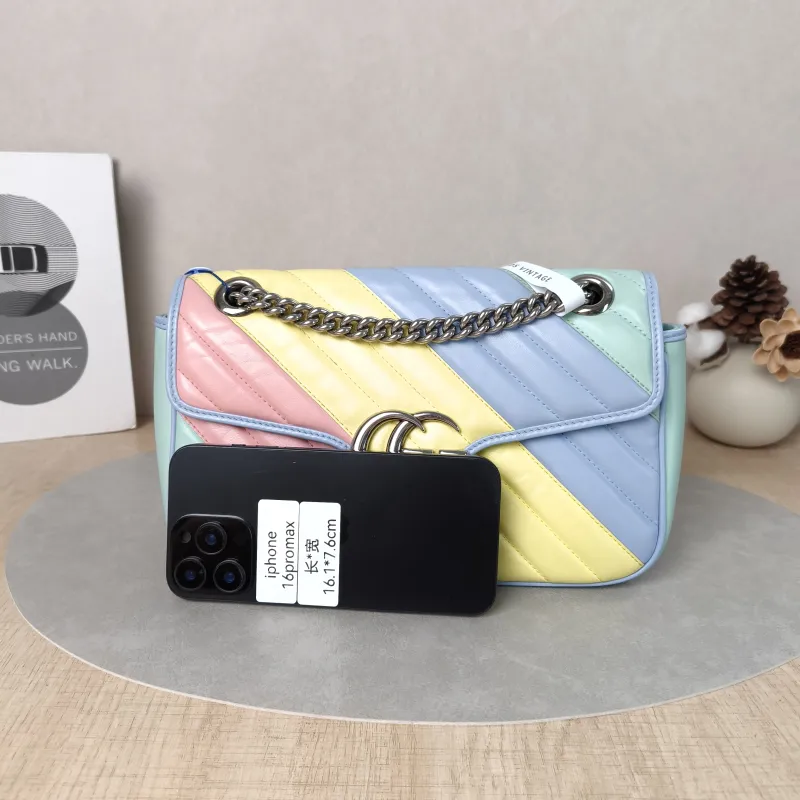 GUCCI Crossbody Bag GG Marmont Medium Marmont 26 Calfskin Medium26 × 7 × 15 cm — cover view 6 of 6