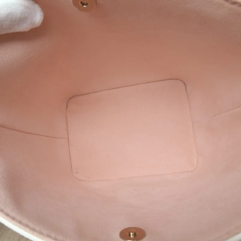 Louis Vuitton Top Handle Bag ALL IN BB White · Pink Calfskin BB 16 × 12 × 18 cm — detail view 8 of 11